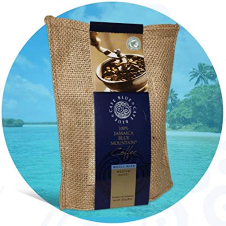 0859674001895 - CAFE BLUE 100% JAMAICA BLUE MOUNTAIN COFFEE BEANS (8OZ)