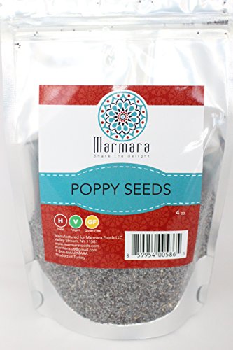 0859954005865 - MARMARA ALL NATURAL PURE MEDITERRANEAN SPICES WITH NO PRESERVATIVES (POPPY SEEDS), 4OZ EACH, PACK OF 2