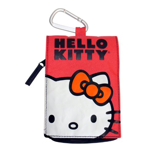 0086000026844 - HELLO KITTY KT4215R MULTI-PURPOSE CARRYING CASE, RED