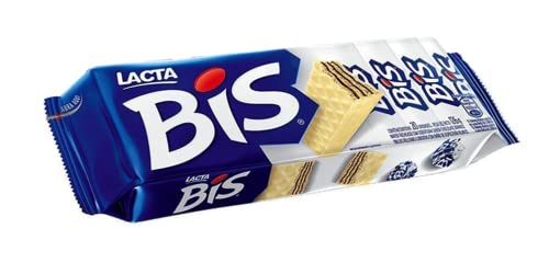 0860007507342 - BREX AMERICA LACTA BIS CHOCOLATE BRANCO CAIXA COM 20 UNIDADES 126G, WHITE CHOCOLATE WAFER CANDY IMPORTED FROM BRAZIL BOX WITH 20 UNITS 4.9 OZ (PACK OF 1)