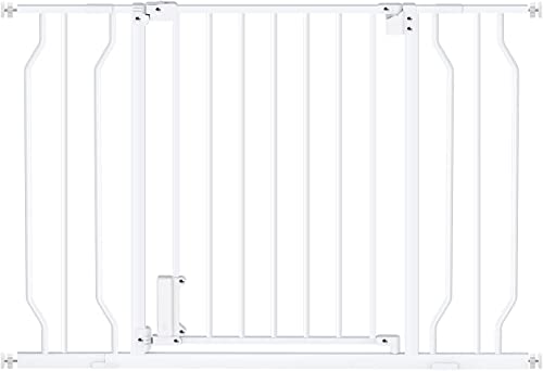0860009588363 - CIAYS 29.5” TO 46” SAFETY BABY GATE, EXTRA WIDE AUTO-CLOSE DOG GATE FOR STAIRS, EASY WALK THRU INDOOR PET GATE FOR DOORWAYS AND ROOMS,36IN TALL