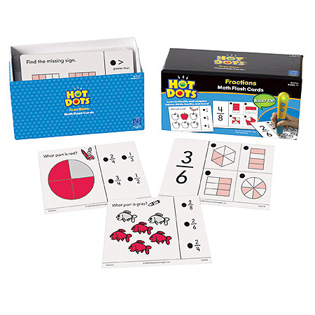 0086002027610 - HOT DOTS FLASH CARDS FRACTIONS
