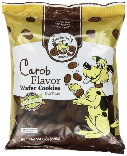 0086004285551 - EXCLUSIVELY DOG WAFER COOKIES-CAROB FLAVOR, 8-OUNCE PACKAGE