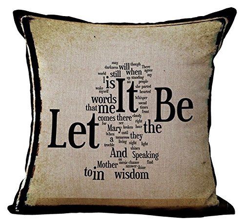 8602933134504 - LET IT BE STILL WILL WIN HAVE MY WORDS LETTERS MASSAGE ZIP DIY BEDDING SOFA CAR DECORATIVE PILLOWS FIBER CASE COVER TRAVEL FLAX COTTON LINEN HOME DECOR KIDS GIFT 18''X18''