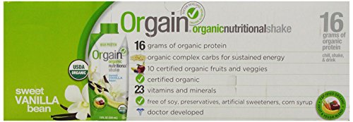 0860547000099 - ORGAIN ORGANIC SWEET VANILLA BEAN, 11-OUNCE CONTAINER (PACK OF 12)