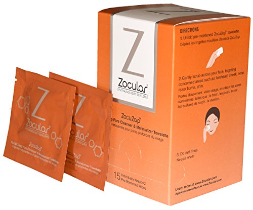 0860704000160 - ZOCUZAP FOR ACNE (15CT) - NATURAL, ONCE DAILY TREATMENT FOR FACIAL BLEMISHES