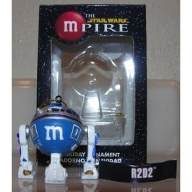 0086131630354 - STAR WARS MPIRE R2D2 BLUE M&M ORNAMENT