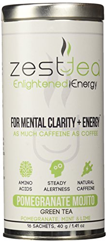 0861379000127 - ENERGY TEA - HIGH CAFFEINE EARL GREY BLACK TEA - 150 MG OF CAFFEINE PER BAG (16 TEA SACHETS)