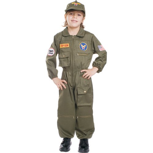 0086138910015 - AIR FORCE PILOT CHILDREN'S COSTUME SIZE SMALL