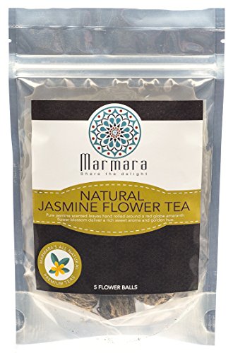 0861496000284 - SUPER SUMMER SALE MARMARA ALL NATURAL HERBAL AND FLOWERING JASMINE NATURAL TEA (HAND ROLLED WITH RED AMARANTH)