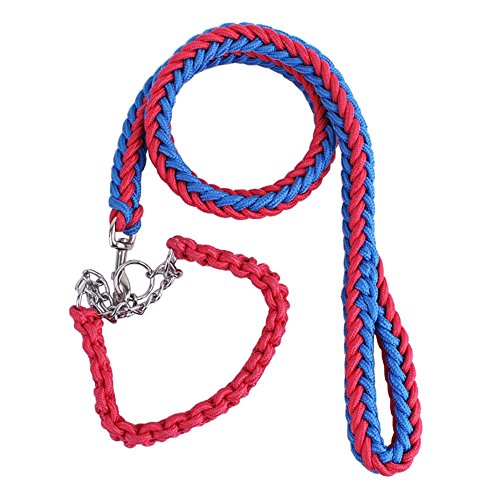 8616412302353 - GENEIRC DURABLE DOG LEASH 25INCH COLOR RED