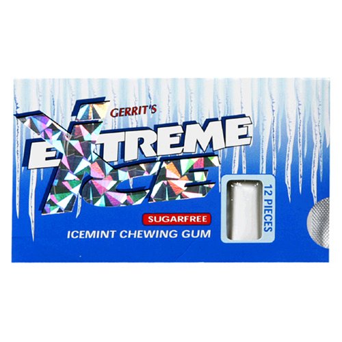 0086232451124 - EXTREME ICE SUGAR FREE CHEWING GUM ICEMINT
