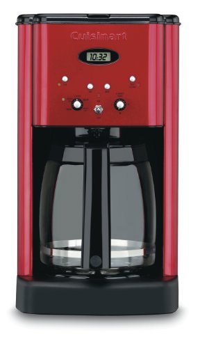 0086279034519 - CONAIR DCC-1200MR 12CUP PROGRAMMABLE COFFEEMAKER 12 CUP METALLIC RED