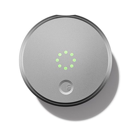 0863246000001 - AUGUST SMART LOCK - KEYLESS HOME ENTRY WITH YOUR SMARTPHONE, SILVER