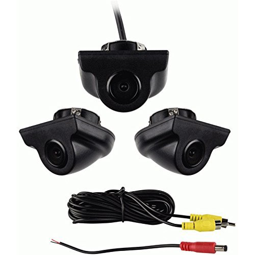 0086429303168 - IBEAM TE-BSC UNIVERSAL BLACK 170 DEGREE VIEW ANGLE BACKUP REVERSE SNAP-IN CAMERA
