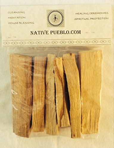 0864389000118 - HOLY WOOD STICKS INCIENSO PALO SANTO INCENSE SHAMANS STICK CLEANSING PURIFYING SMUDGE LIMPIA SPIRITUAL BY NATIVE PUEBLO NATIVE FAMILY OWNED