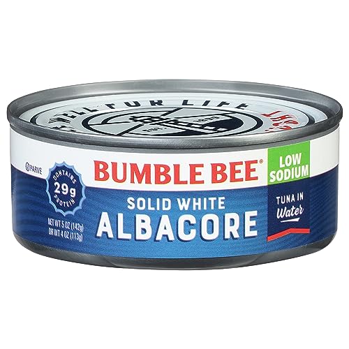 0086600000558 - BUMBLE BEE LOW SODIUM SOLID WHITE TUNA IN WATER, 5.5 OUNCE CAN (PACK OF 12)