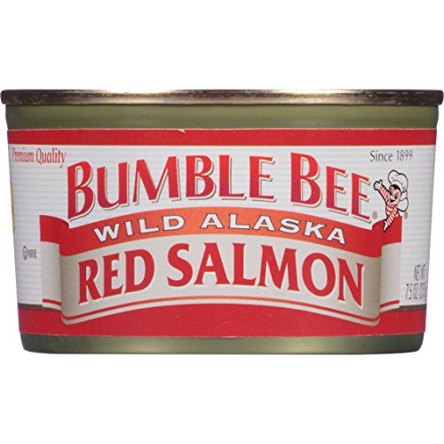 0086600122342 - BUMBLE BEE WILD ALASKA RED SALMON, 7.5 OUNCE CANS, 12 COUNT