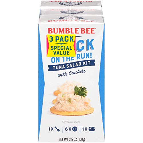 0086600707792 - BUMBLE BEE SNACK ON THE RUN TUNA SALAD WITH CRACKERS, 3.5 OUNCE, 3 COUNT