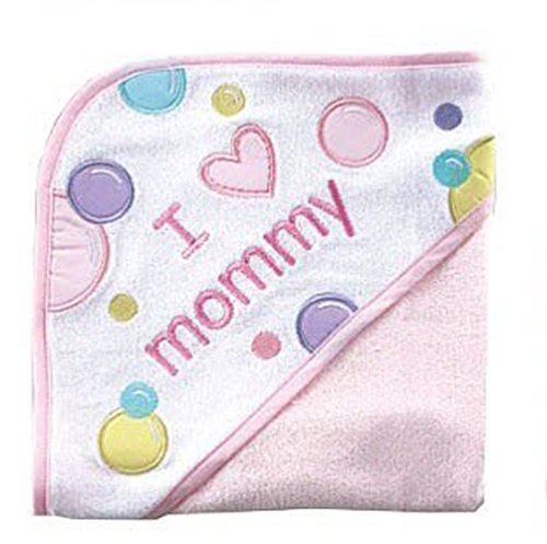 8661347594380 - GIRL'S HOODED TOWEL LUVABLE FRIENDS BABY TOWEL BABY BATH TOWEL (28 X 28 INCHES)
