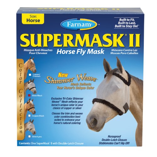 0086621607132 - SUPERMASK 2 CLOSURE WITHOUT EARS SILVER BLACK HORSE