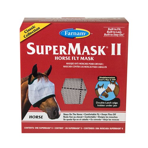 0086621607552 - SUPERMASK 2 FLY MASK SIZE HORSE W O EARS