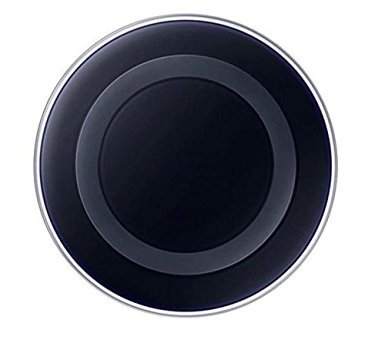 0866961000219 - ALL IN ONE WIRELESS CHARGER / QI WIRELESS CHARGING PAD FOR SAMSUNGS AND OTHER PHONES EQUIPPED WITH WALL CHARGER AND USB CABLE- BLACK SAPPHIRE BY ZEUZZ