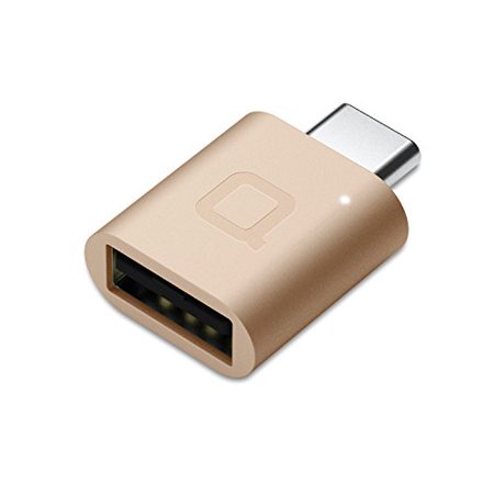 0867549000157 - WORLD'S SMALLEST USB-C TO USB-A FULL ALUMINUM MINI ADAPTER, DESIGNED IN GERMANY - GOLD