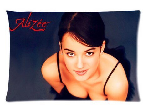 8676311306920 - FASHIONABLE PERSONALIZED FRANCE SINGER ALIZEE PILLOWCASE PATTERN CUSTOM RECTANGULAR PILLOW CASE TWIN SIDES PRINT 20X30 INCH HOME USE BED PILLOWCASE COVER COVER