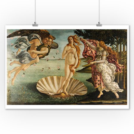 0867748837813 - THE BIRTH OF VENUS - MASTERPIECE CLASSIC - ARTIST: SANDRO BOTTICELLI C. 1486 (9X12 ART PRINT, WALL DECOR TRAVEL POSTER)