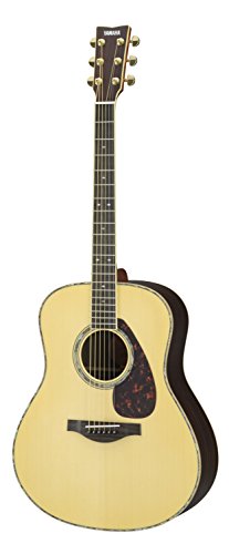 0086792334363 - YAMAHA L SERIES ROSEWOOD FOLK ACOUSTIC GUITAR WITH PASSIVE PICKUP WITH CASE