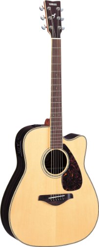 0086792899084 - YAMAHA FGX730SC SOLID TOP ACOUSTIC-ELECTRIC GUITAR - ROSEWOOD, NATURAL