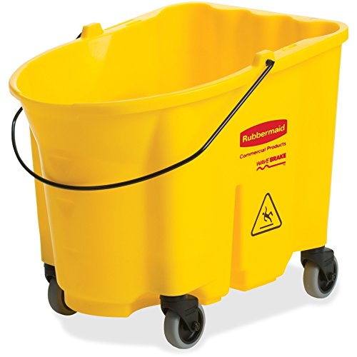 0086876176537 - PRODUCTS WAVEBRAKE BUCKET WITH CASTER KIT YELLOW