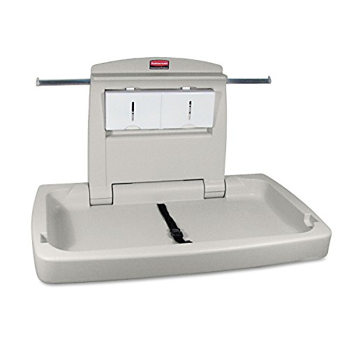 0086876192582 - RUBBERMAID COMMERCIAL PRODUCTS RCP 7818-88 PLA BABY CHANGING STATION ANTI-MIC HORIZONTAL - LIGHT PLATINUM