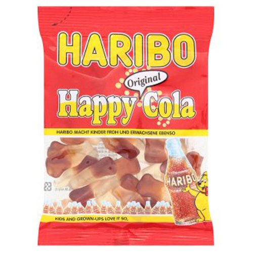8691216090446 - HARIBO HAPPY-COLA COLA FLAVOUR GUMS 100G