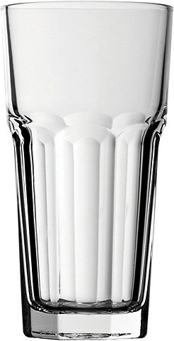 8693357177017 - 12X TOUGHENED CASABLANCA COOLER, TALL TUMBLER GLASS 10OZ/28CL, GREAT USE FOR JUICES, ICE-TEA BEERS, WHISKY, LONG DRINKS, COCKTAILS & WATER BY CASABLANCA