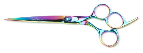 0086951383089 - MICHEL TISSERAND'S PLASMA COATED DIAMOND GROOMING SHEARS FOR PETS, 8 STRAIGHT WITH TRIPLE RING