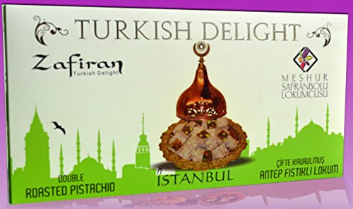 8697448151184 - SAFRANBOLU TURKISH DELIGHTS WITH DOUBLE ROASTED PISTACHIOS 300GR. BOX