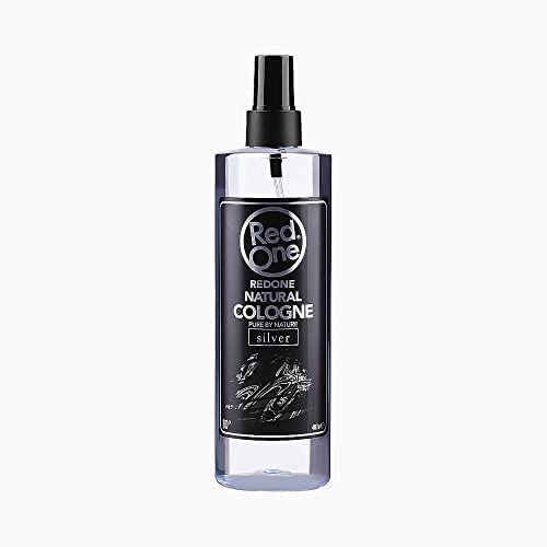 8697926024429 - RED ONE AFTER SHAVE COLOGNE SPAY SILVER 400ML