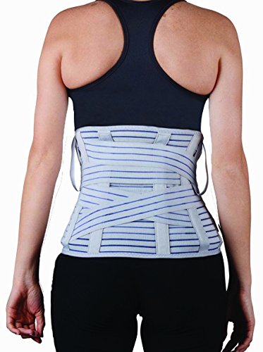 Lumbar Back Brace by Soles - Lumbosacral Back Support - Adjustable,  Breathable Corset - Unisex- Reduces Back Pain, Supports Core Strength 