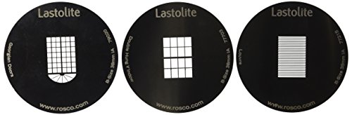 0870862008120 - LASTOLITE LL LS2612 STROBO GOBO - SET OF 3 ARCHITECTURAL GOBOS (BLACK)
