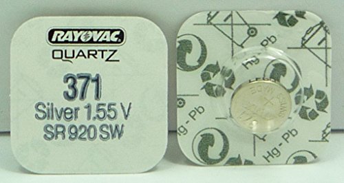 8710255910239 - RAYOVAC- BUTTON CELL WATCH BATTERY - TYPE 371