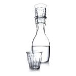8710704486742 - ROYAL VKB FRENCH CARAFE SET, GLASS CARAFE WITH FOUR GLASS TUMBLERS