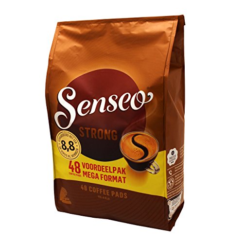 8711000224021 - SENSEO COFFEE PODS - 48 PODS - IMPORTED FROM NETHERLANDS (DARK ROAST/STRONG ROAST, 48)