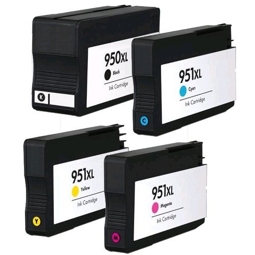 8712269145386 - UNIVERSAL TM BRAND: REMANUFACTURED MULTIPACK FOR HP 950XL/951XL - 4 PACK (FULL INK LEVEL SHOWN)