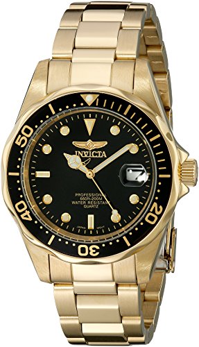 8713208151826 - INVICTA MEN'S 8936 PRO DIVER COLLECTION 23K GOLD PLATED WATCH