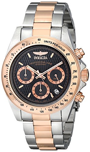 8713208156975 - INVICTA MEN'S 6932 SPEEDWAY PROFESSIONAL COLLECTION 18K ROSE GOLD-PLATED AND STAINLESS STEEL WATCH