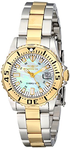 8713208162662 - INVICTA WOMEN'S 6895 PRO-DIVER STAINLESS STEEL, 18K YELLOW GOLD PLATING, AND M