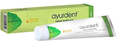 8713544005661 - AYURDENT TOOTHPASTE | MILD MINT | FOR HEALTHY TEETH AND GUMS | NATURAL WHITENING | FLUORIDE FREE | DOES NOT CONTAIN SODIUM LAURYL SULFATE