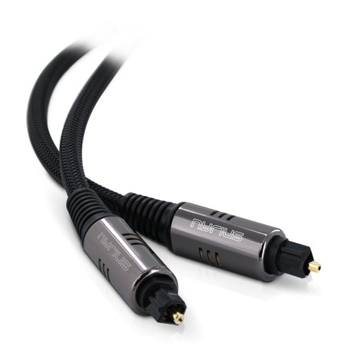 0871363016645 - NYRIUS NWOC500 HIGH PERFORMANCE DIGITAL AUDIO OPTICAL TOSLINK CABLE (6 FEET) FOR